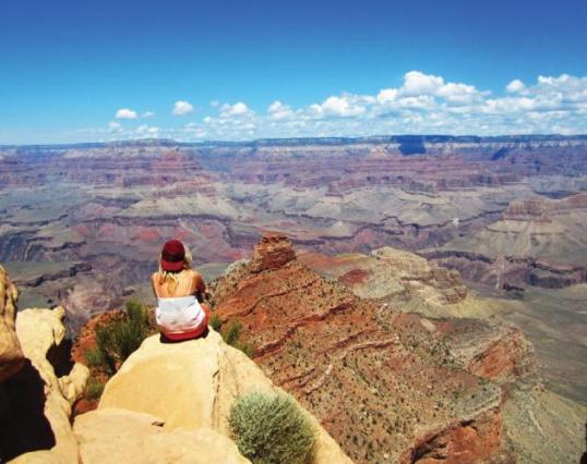 I'm always impressed when I see this kind of thing, since photographs from the 19th century show the same thing. It must be exhilarating. On average 2-3 people fall over the edge of the Grand Canyon. Few are suicides. If it isn't carelessness + whoops, it's instinctive imbalances, like grabbing for a hat blowing off your head. They have a helicopter-based rescue crew to recover bodies, though if no one saw you fall, the condors find you first.